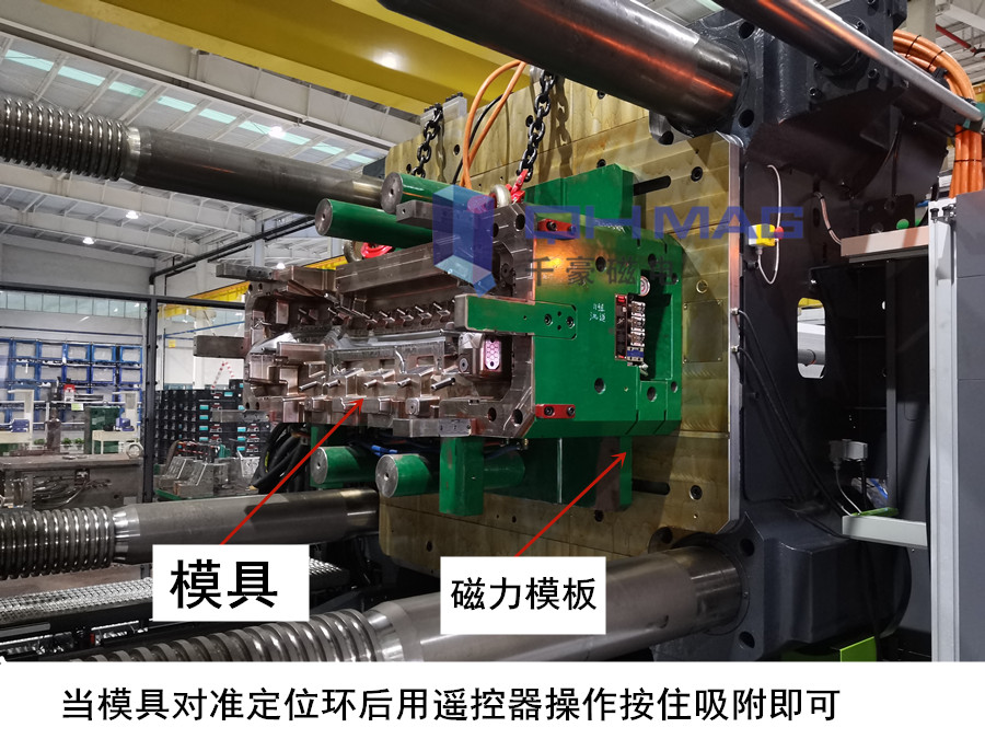注塑機換模磁力模板，千豪
