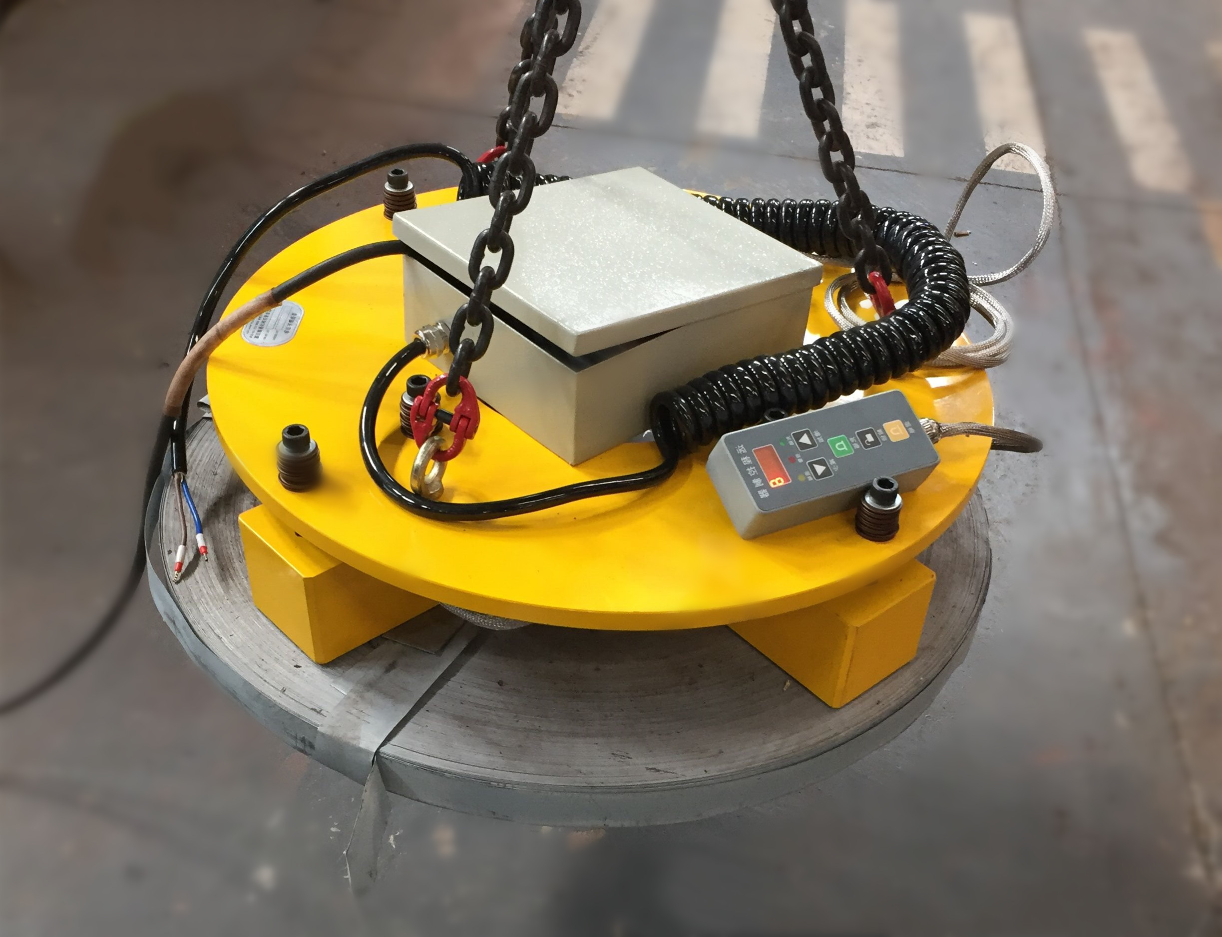 電永磁起重吊具，搬運(yùn)小型帶卷用電永磁起重器